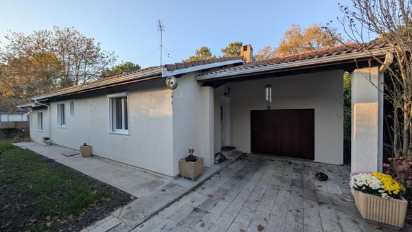 Maison plain-pied 5 pièces – 112 m² – Terrain 826 m² – Piscine – Le Pian-Médoc