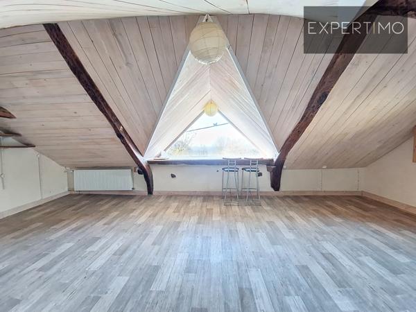 Centrès (12120) Maison sur 3 niveaux avec cave ; studio au RDC et une grange indépendante + grand verger