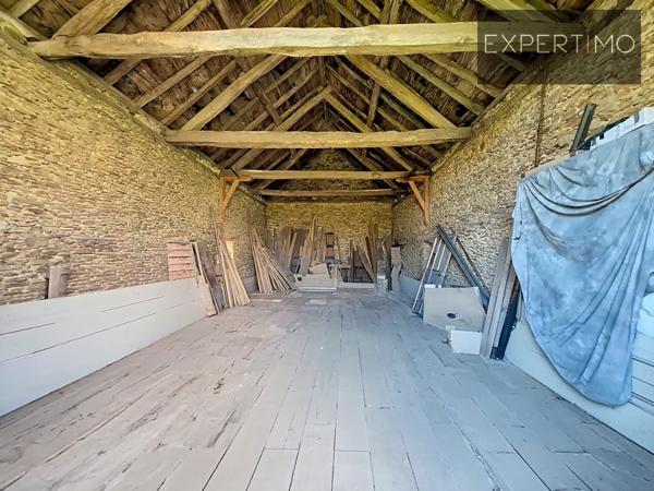 Centrès (12120) Maison sur 3 niveaux avec cave ; studio au RDC et une grange indépendante + grand verger