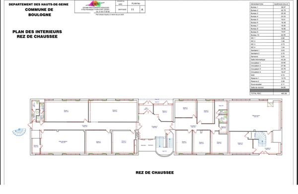 Location bureaux 600 m² Boulogne-Billancourt