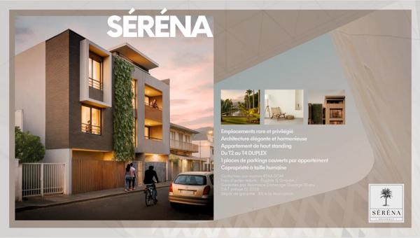 SAINT-DENIS / APPARTEMENT T2 NEUF / STANDING