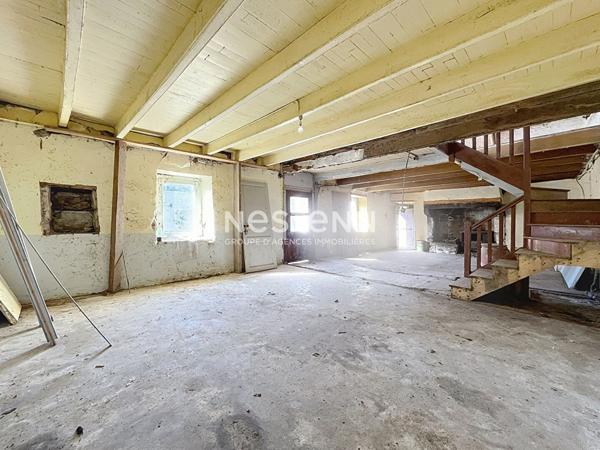 ENSEMBLE DE DEUX MAISONS EN PIERRE A RENOVER - MOELAN SUR MER - BRIGNEAU