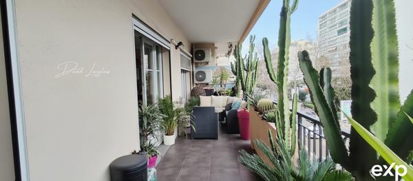 Magnifique 2 pièces de 51,29 m² (67 m² au sol) avec terrasse — résidence de standing à Cannes, bas Carnot