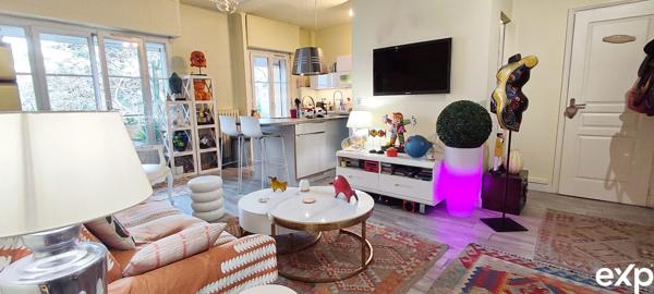 Magnifique 2 pièces de 51,29 m² (67 m² au sol) avec terrasse — résidence de standing à Cannes, bas Carnot