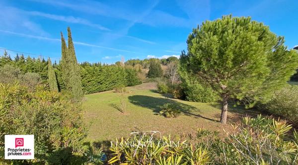 EXCLUSIVITE Pennautier - Maison de plain-pied 108 m² -  2 chambres - Cadre de verdure