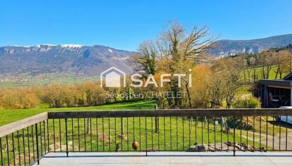 Maison lumineuse, vue Semnoz, fort potentiel