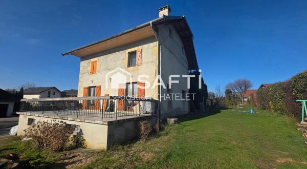 Maison lumineuse, vue Semnoz, fort potentiel