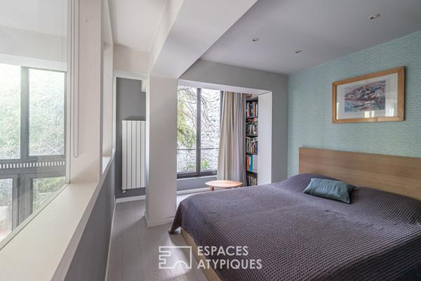 Loft en duplex avec terrasse arborée