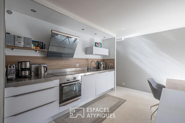 Loft en duplex avec terrasse arborée