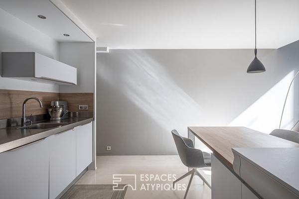 Loft en duplex avec terrasse arborée