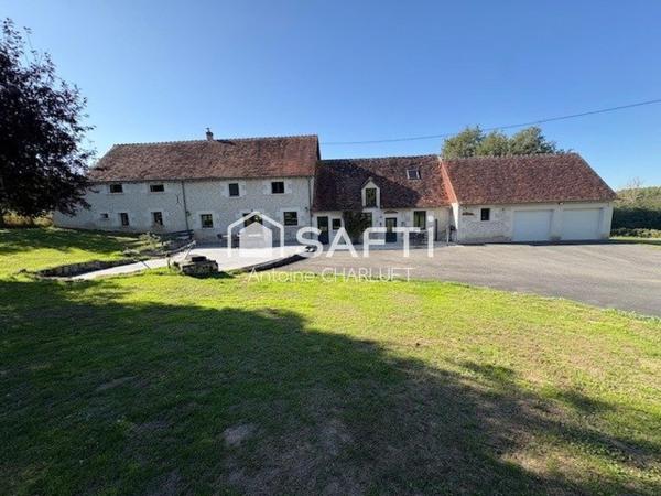 COUP DE CŒUR – PERLE RARE EN CAMPAGNE DE CHÂTILLON-SUR-INDRE ! 255 m² – 4 chambres – Terrain  6635 m²