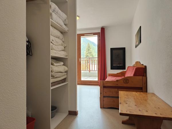 Valfréjus, appartement 2P de 31 m2 avec terrasse et cave, vue dégagée sur Vanoise