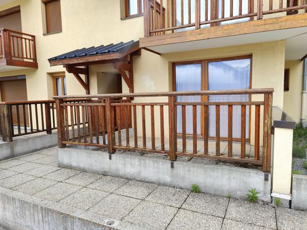 Valfréjus, appartement 2P de 31 m2 avec terrasse et cave, vue dégagée sur Vanoise