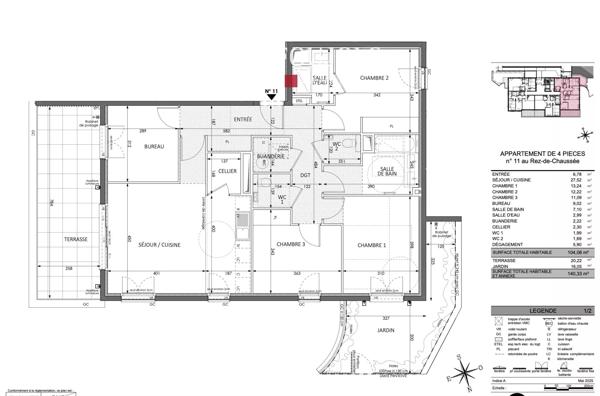 Beausoleil – Aux portes de Monaco T4 neuf avec terrasse et jardin