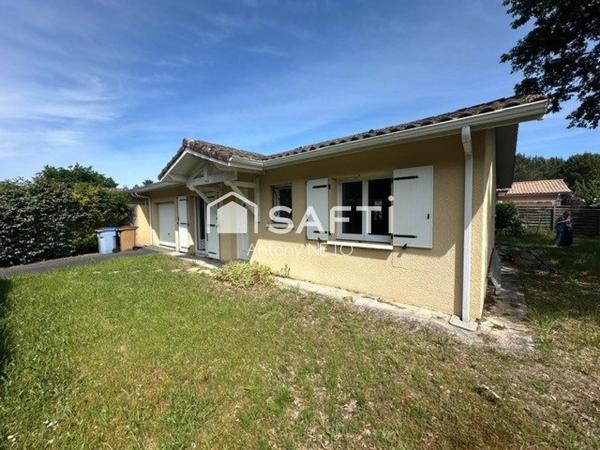 Maison à vendre,plain pied, 4 chambres, Gujan Mestras
