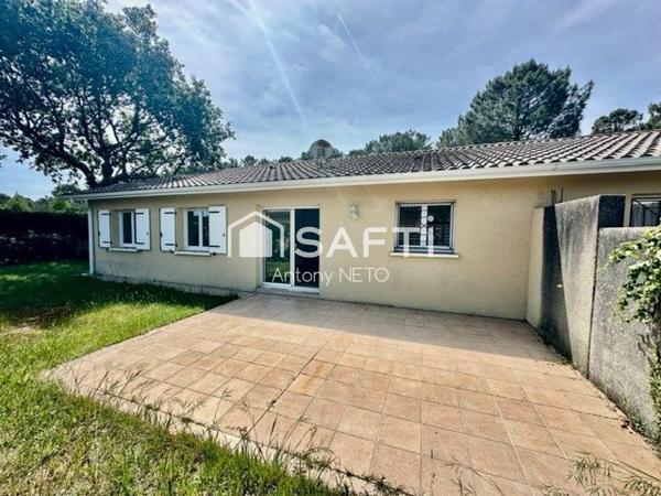 Maison à vendre,plain pied, 4 chambres, Gujan Mestras