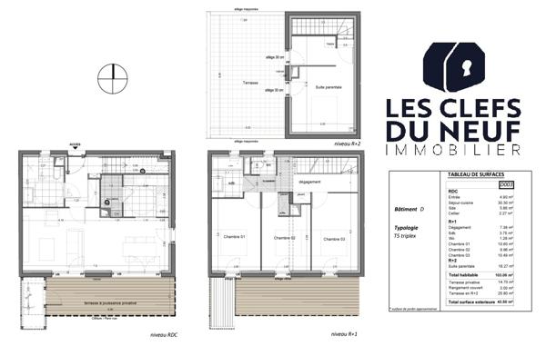 Maison Merignac 4 pièces 80 m2 / MERIGNAC