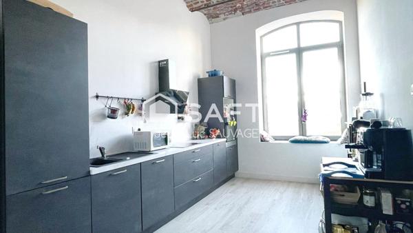 Loft 107 m2 - 3 chambres - Loggia - Stationnement