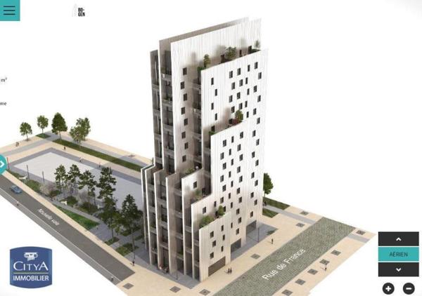 Appartement à louer 2 pièces 37.5m²