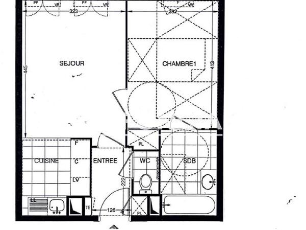 À vendre Appartement 2 pièces 41.15 m² - Achères 78260