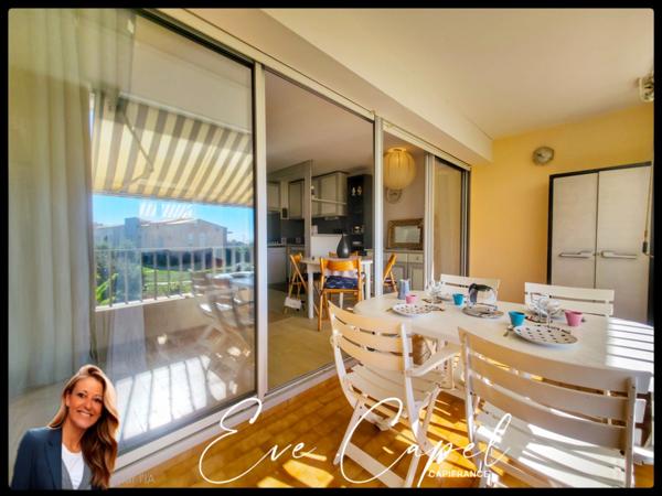 Appartement à vendre 3 pièces LE CAP D'AGDE (34), 2 chambres, place de parking, vue Mer. Secteur Richelieu / Rochelongue