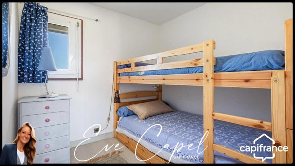 Appartement à vendre 3 pièces LE CAP D'AGDE (34), 2 chambres, place de parking, vue Mer. Secteur Richelieu / Rochelongue