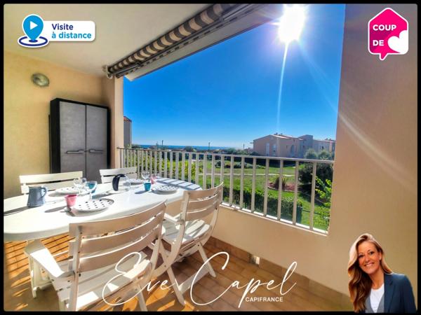 Appartement à vendre 3 pièces LE CAP D'AGDE (34), 2 chambres, place de parking, vue Mer. Secteur Richelieu / Rochelongue
