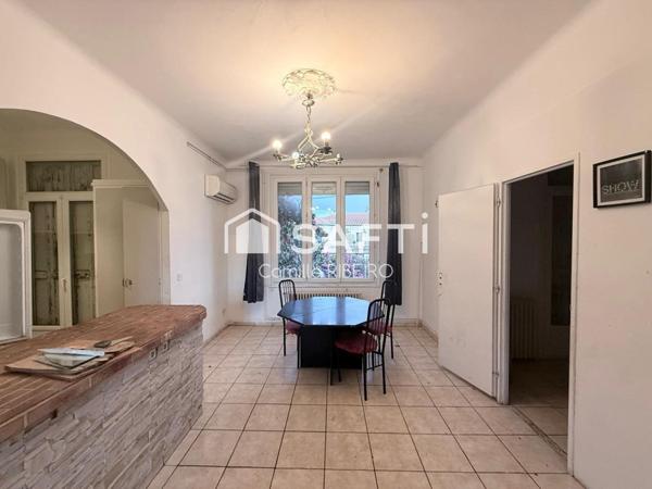 PERPIGNAN, IMMEUBLE COMPOSE DE 2 APPARTEMENTS A RENOVER AVEC EXTERIEUR