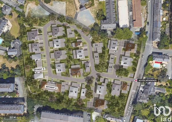 Appartement 2 pièces de 45 m² à Angers (49000)