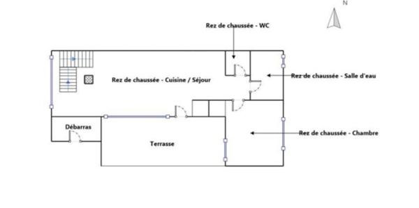 DUPLEX - PASSAGE de BERGAME - 4 PIECES de 67,13 m² LC