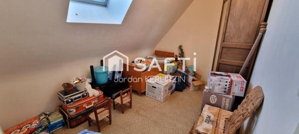 Maison de 123m², terrain de 2000m², 3 chambres, 5 pièces.