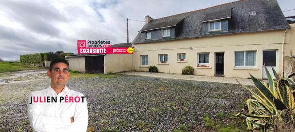 Exclusivité!! Côtes d'Armor. ÉTABLES-SUR-MER. 5 chambres, bureau, grenier aménageable, garage de 77m²...OPPORTUNITÉ INVESTISSEUR / PROJET RÉNOVATION