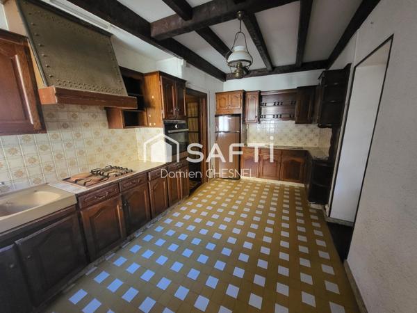 maison centre-ville 110m²  3 chambres avec garages