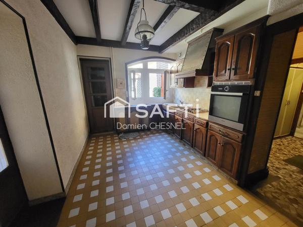 maison centre-ville 110m²  3 chambres avec garages