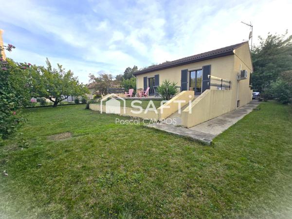 Maison plein pied de 75m² fonctionnelle avec jardin et garage