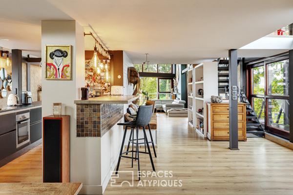 Maison contemporaine au coeur de la campagne