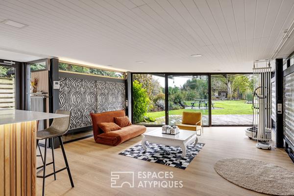 Maison contemporaine au coeur de la campagne