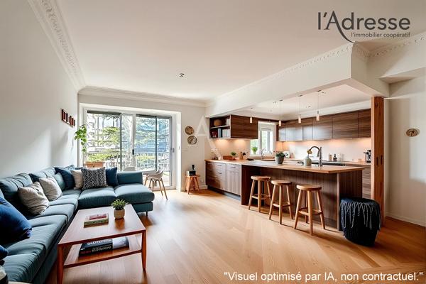 PUTEAUX/Bellerive I Appartement 2 pièces de 51 m² cave et parking