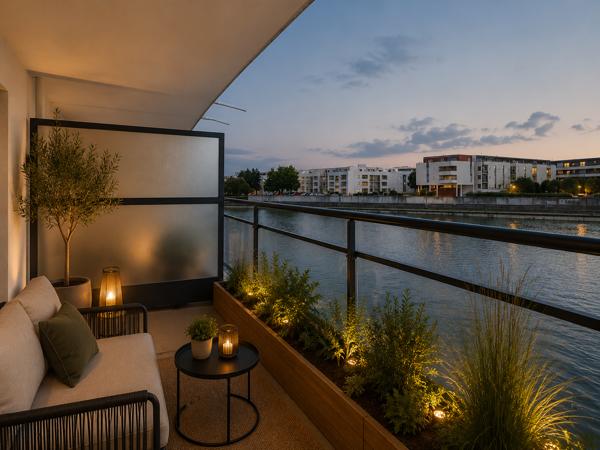 Appartement T2 avec garage et cave dans une résidence avec piscine
