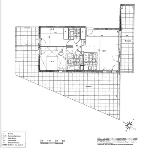 Appartement à vendre 3 pièces 59 m² Cergy