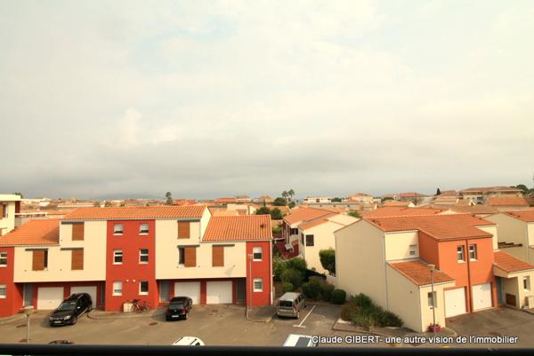 Mèze (34140) T3 + Terrasse au 2éme et dernier étage + garage + place extérieure dans une résidence de standing à Mèze