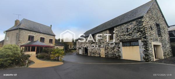Maison en pierre 200m² avec hangars et dépendances