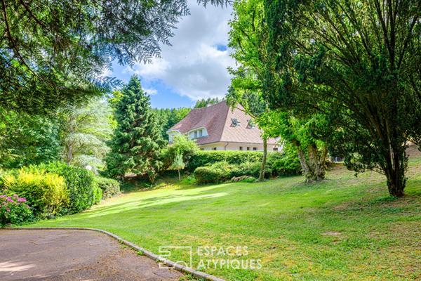 Propriété rénovée avec maison de gardien au coeur du Vexin