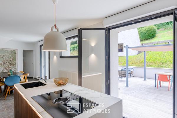 Propriété rénovée avec maison de gardien au coeur du Vexin