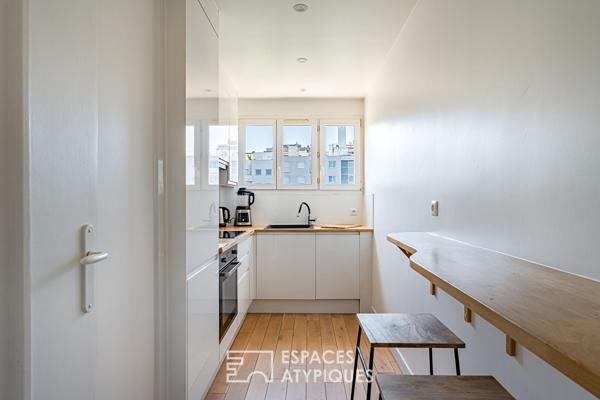 Penthouse confidentiel et terrasse plein ciel, dans le quartier Parchamp – Albert-Kahn