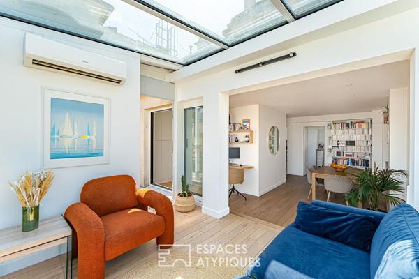 Penthouse confidentiel et terrasse plein ciel, dans le quartier Parchamp – Albert-Kahn