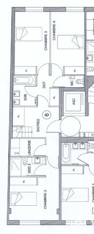 Appartement à vendre 5 pièces 112 m² Bordeaux