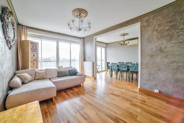 Asnières 5 pièces 93m² avec balcon et box