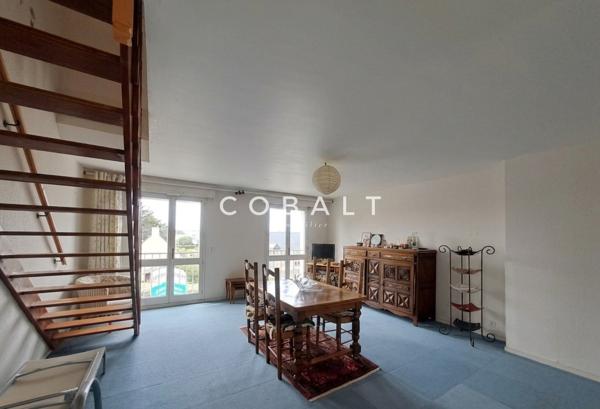 Appartement Duplex - 95 m² - 2 chambres - Terrasse + Garage + Cave - Le Pouliguen