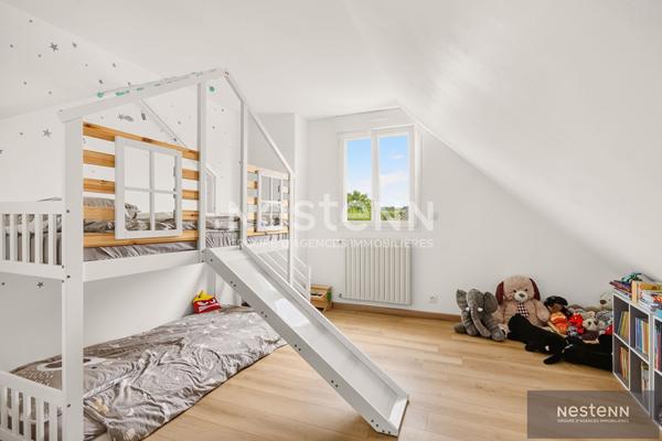 A VENDRE TRÉGUEUX - Emplacement au calme et verdoyant - Maison Familiale 4 grandes chambres